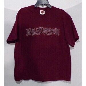 Vintage Harley-Davidson T-Shirt 2009 Front 2002 Route 66 Tulsa OK Biker XL